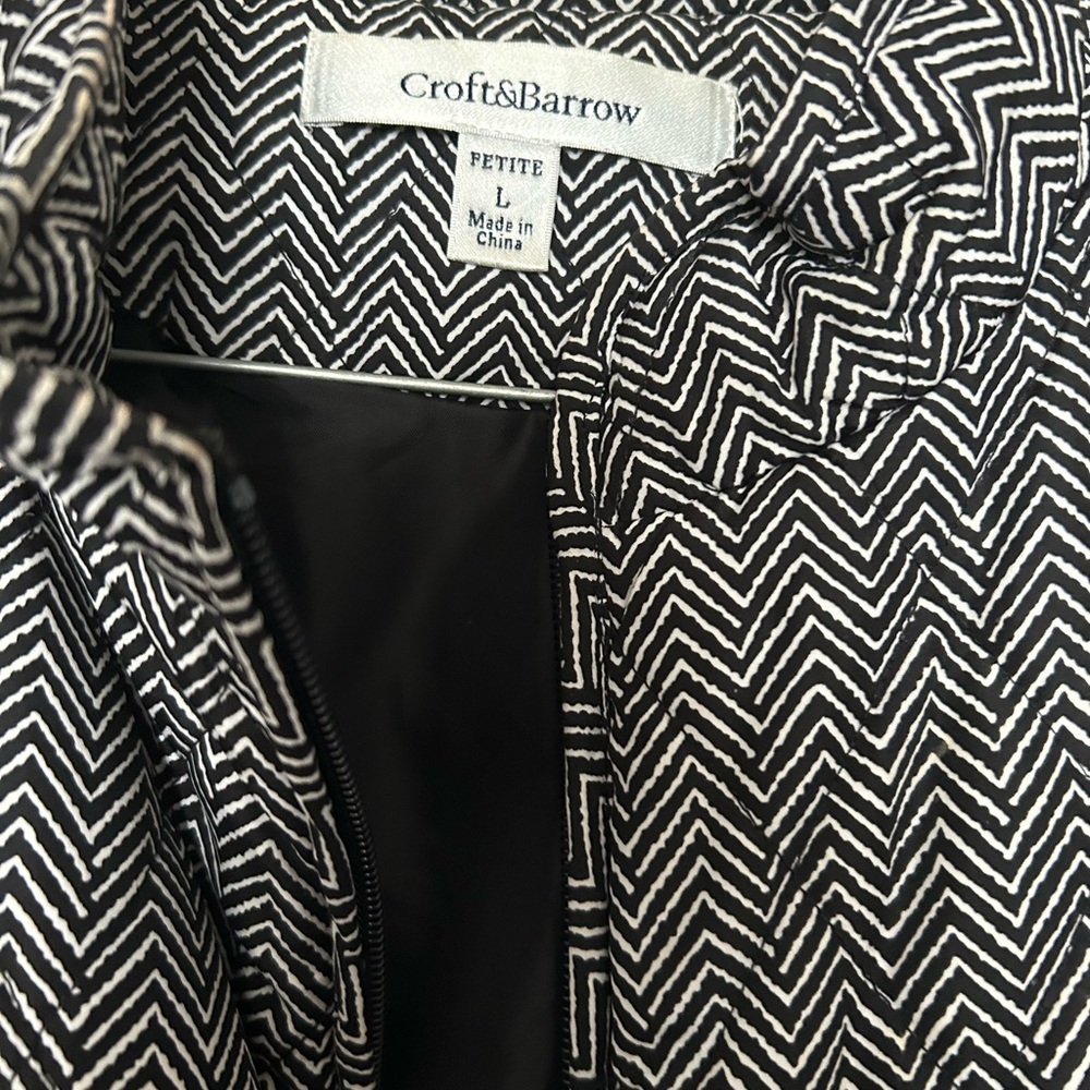 Croft & Barrow Chevron Pattern vest